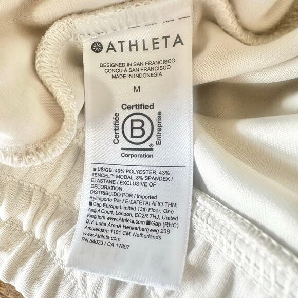Athleta Seasoft Mid Rise Straight Pant in Bone Medium EUC - Picture 7 of 8